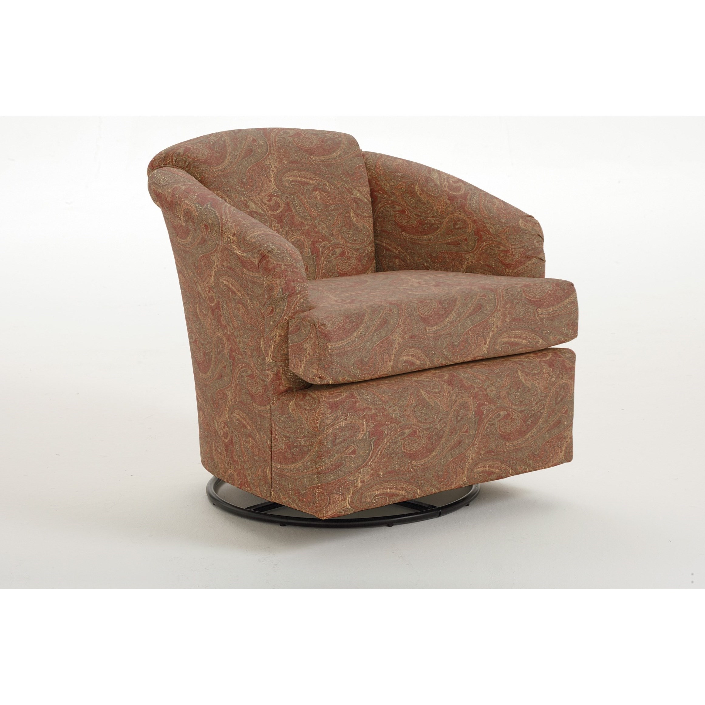 Best Home Furnishings Swivel Barrel Chairs 2567 1 Cass Swivel